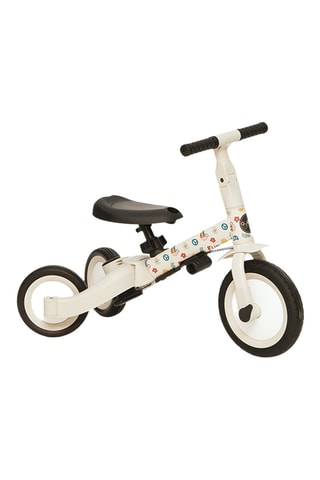 Tricycle multifonction - Blanc et noir - Dès 12 mois - Jusqu’à 25 kg