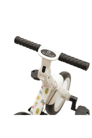 Tricycle multifonction - Blanc et noir - Dès 12 mois - Jusqu’à 25 kg