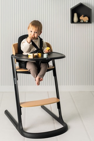 Chaise haute convertible en bois - Dès 6 mois - Jusqu’à 15 kg