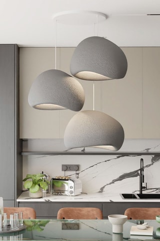 Suspension - Gris clair - 3 x 40 W