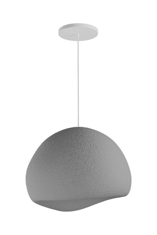 Candeeiro suspenso - Cinzento-claro - 40 W