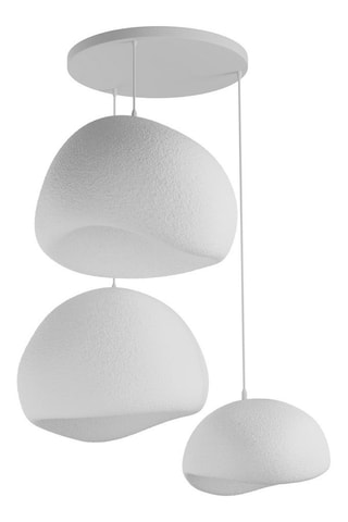 Candeeiro suspenso - Branco - 3 x 40 W