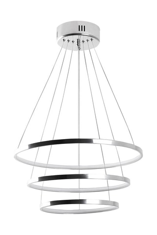 Candeeiro suspenso LED Cromado