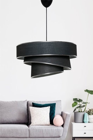 Candeeiro suspenso Couper - Preto - 60 W