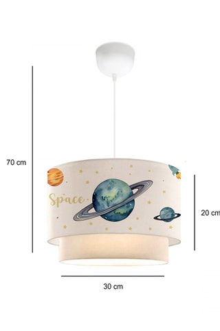 Candeeiro suspenso - Branco - 40 W