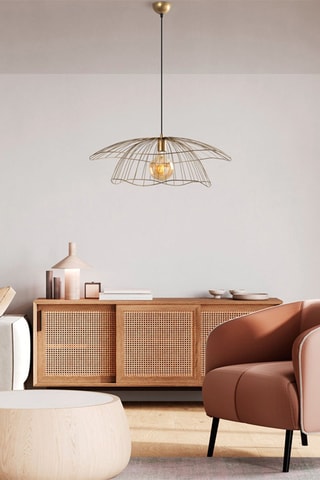 Candeeiro suspenso - Dourado - 40 W