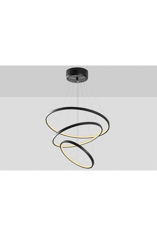 Candeeiro suspenso LED - Preto - 28 W