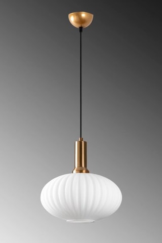 Candeeiro suspenso - Branco - 40 W