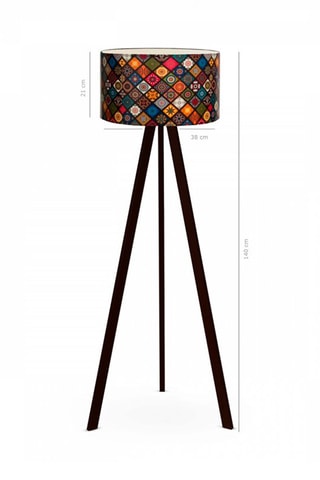 Lampadaire trépied Ayd - Noir - 60 W