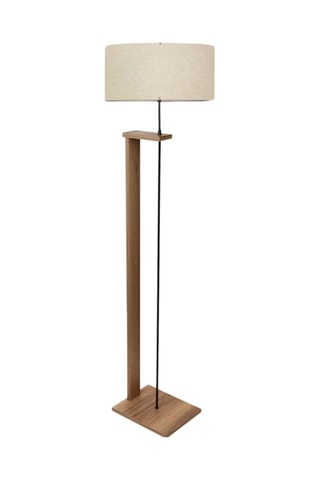 Lampadaire Ayd - Beige et naturel - 60 W - 150 cm