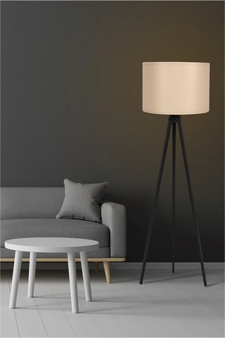 Lampadaire - Crème - 45-60 W