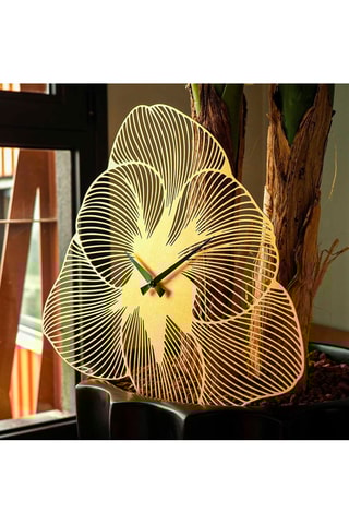 Relógio Azalea - 70 x 70 cm - Dourado