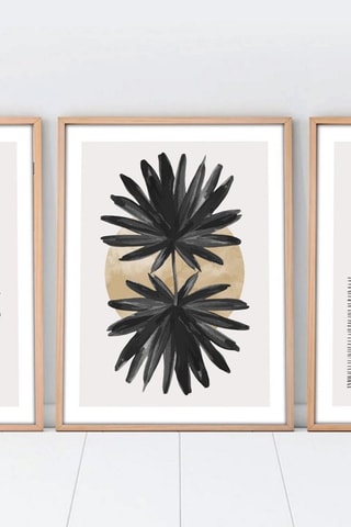 3 pinturas decorativas emolduradas em MDF Damien - 35 x 50 cm