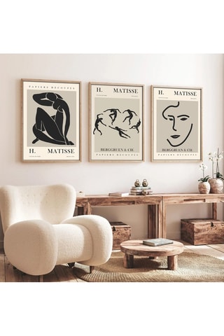 3 quadros - Henri Matisse - 50 x 35 cm