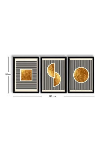 3 quadros - 53 x 118 cm