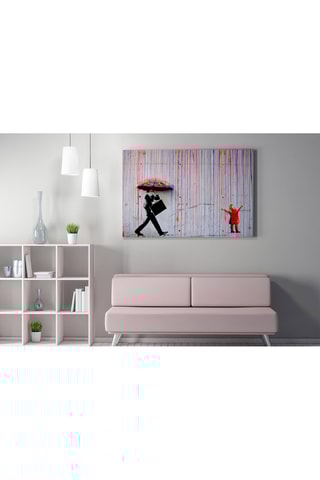 Quadro "Sous la pluie" Banksy - 50 x 70 cm