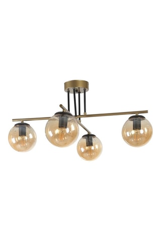 Candeeiro suspenso Oslo 4 - Dourado - 4 x 60 W