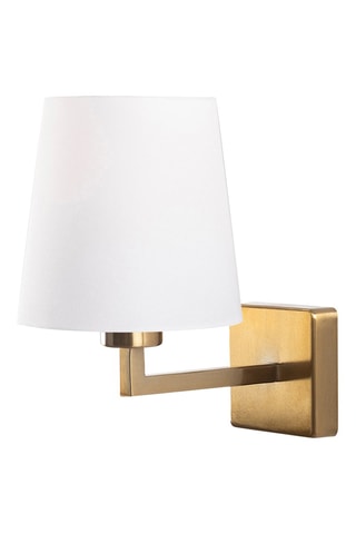 Aplique de parede Profil  - Dourado e branco - 100 W