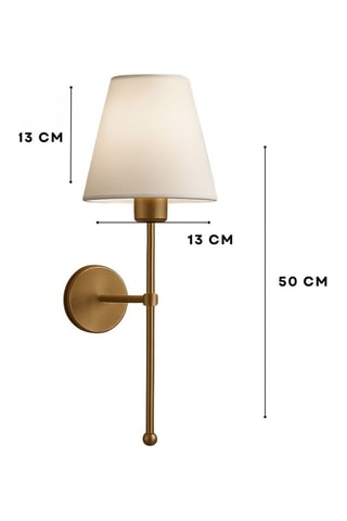 Aplique de parede - Creme - 40 W