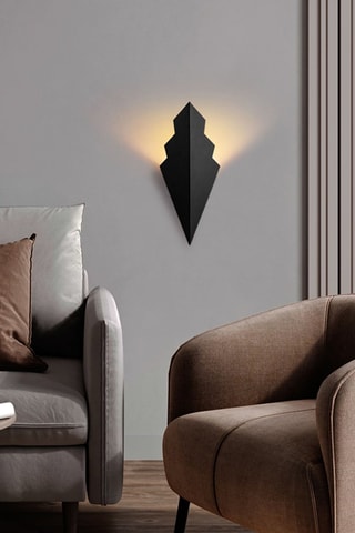 Aplique de parede - Preto - 40 W