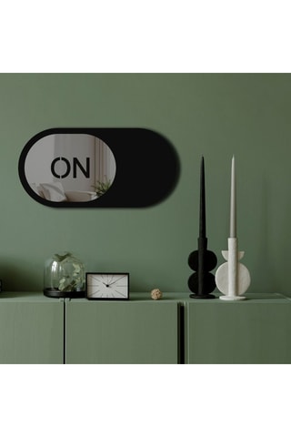 Espelho - 60 x 30 cm - Preto