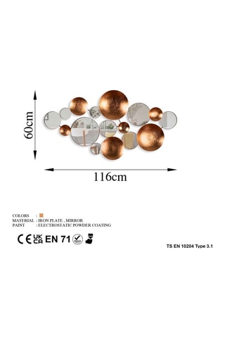 Décoration murale Lumos  - Cuivré