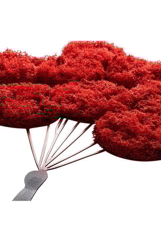 Decoração de parede "La Petite Fille au Ballon" de Banksy - 100 x 34 cm - Preto e vermelho