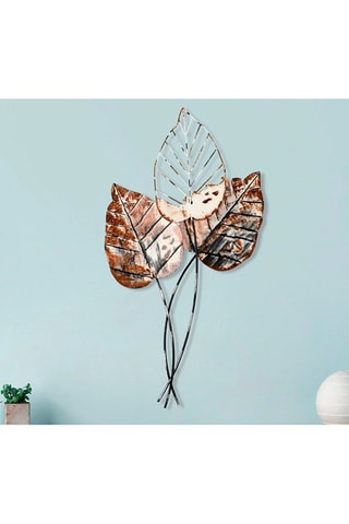 Decoração de parede Fall 1- 45 x 85 cm - Preto e castanho