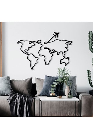 Decoração de parede Preto