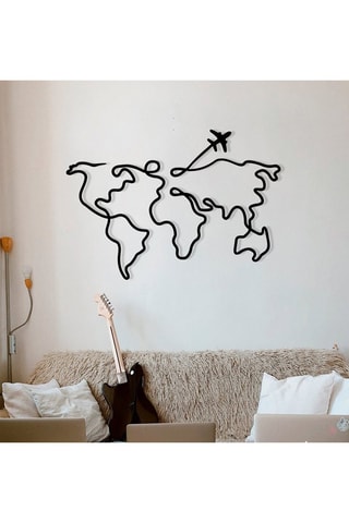 Decoração de parede Preto