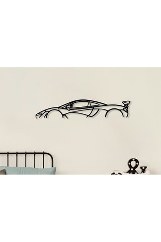 Decoração de parede Mclaren P1 Silhouette Preto