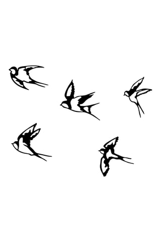 Decoração de parede Preto