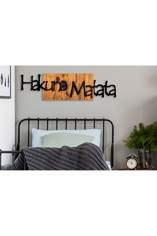 Decoração de parede Natural e preto