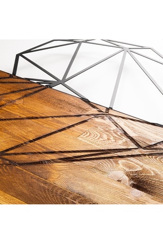 Decoração de parede Heart Natural e preto