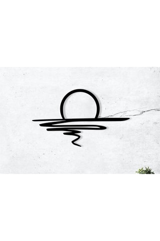 Decoração de parede Sparkle - 70 x 41 cm - Preto