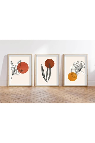 3 quadros Huhu215 - 70 x 50 cm