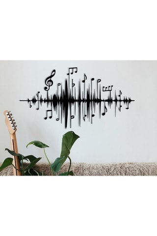 Decoração de parede Lal 69 x 37 cm - Preto