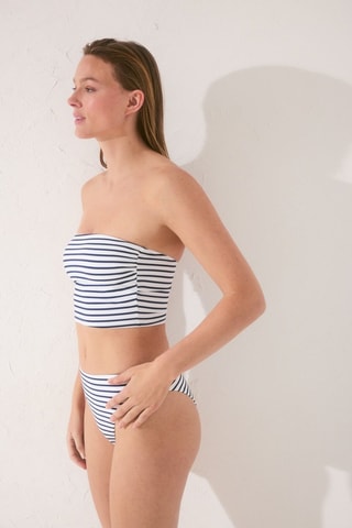 Bikinitop - Wit en Zwart