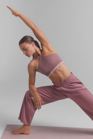 Broek wide legs - Oudroze