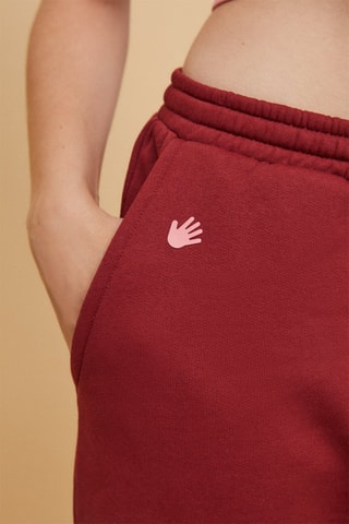 Joggingbroek - Bordeauxrood