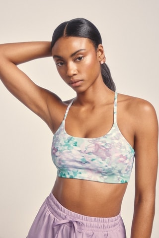 Sportbeha - Wit en Groen