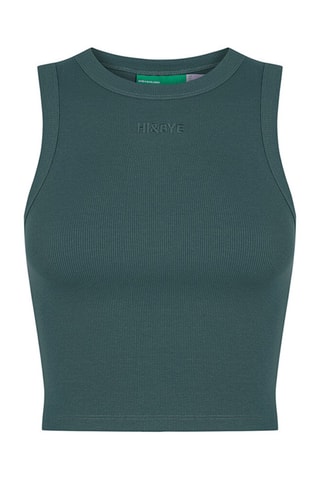 Crop Top - Donkergroen