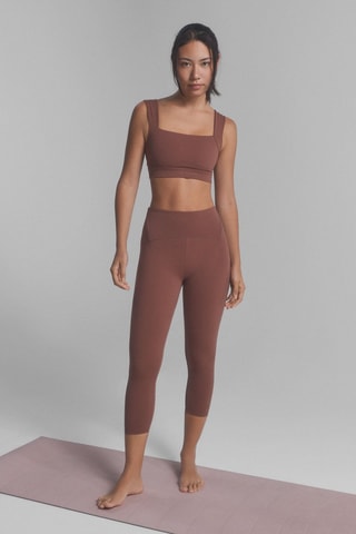 Legging Hoge Taille - Bruin