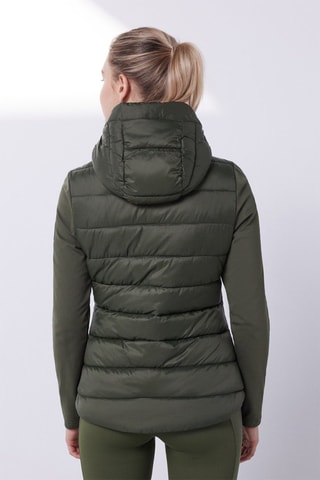 Gewatteerde Jas met Capuchon - Groen