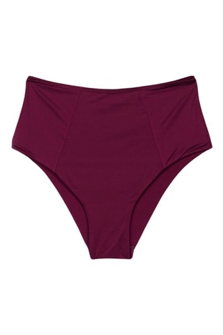 Slip met hoge taille - Bordeauxrood