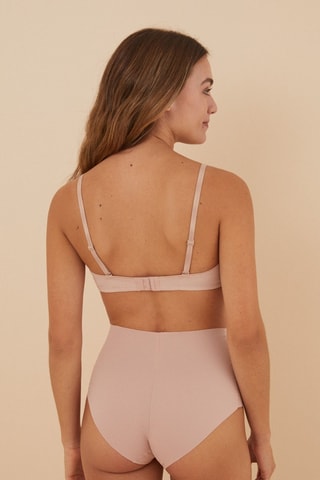 Slip met hoge taille - Roze