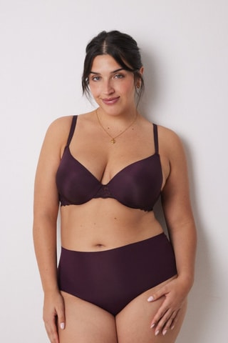 Slip met hoge taille - Paars