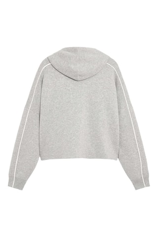 Sweater met Capuchon - Lichtgrijs