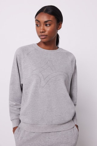 Fleece Sweater - Gemêleerd Grijs