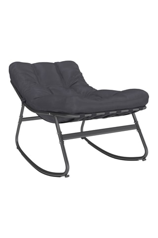 2 fauteuils de jardin à bascule - 108 x 73 x 64 cm